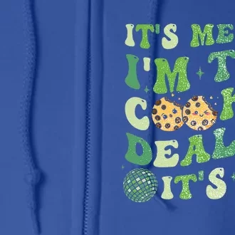 Its Me Hi Im The Cookie Dealer Scout Troop Scouting Full Zip Hoodie