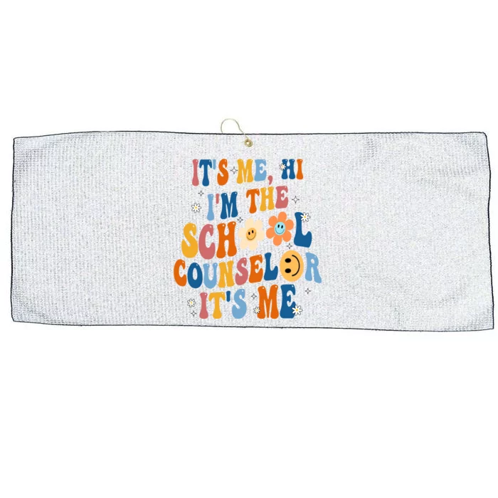 Its Me Hi Im The School Counselor Back To School Large Microfiber Waffle Golf Towel