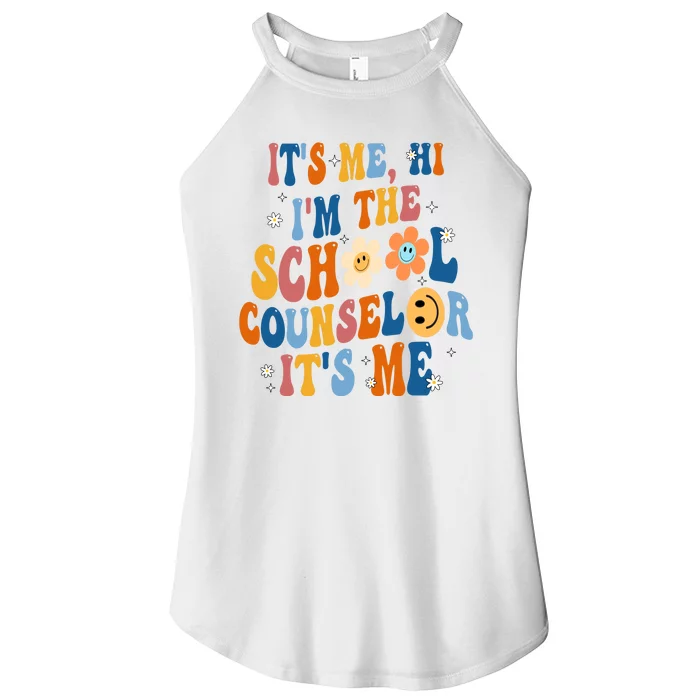 Its Me Hi Im The School Counselor Back To School Women’s Perfect Tri Rocker Tank