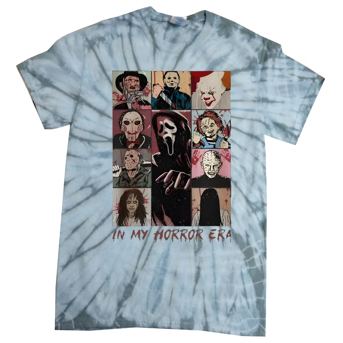 In My Horror Era Horror Ghostface Halloween Horror Movie Tie-Dye T-Shirt