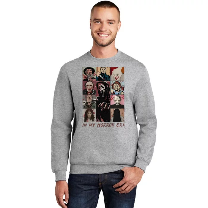 In My Horror Era Horror Ghostface Halloween Horror Movie Tall Sweatshirt