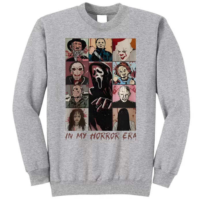 In My Horror Era Horror Ghostface Halloween Horror Movie Tall Sweatshirt