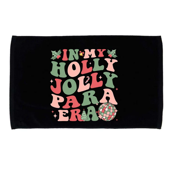 In My Holly Xmas Jolly Para Era Retro Christmas Jolly Para Microfiber Hand Towel