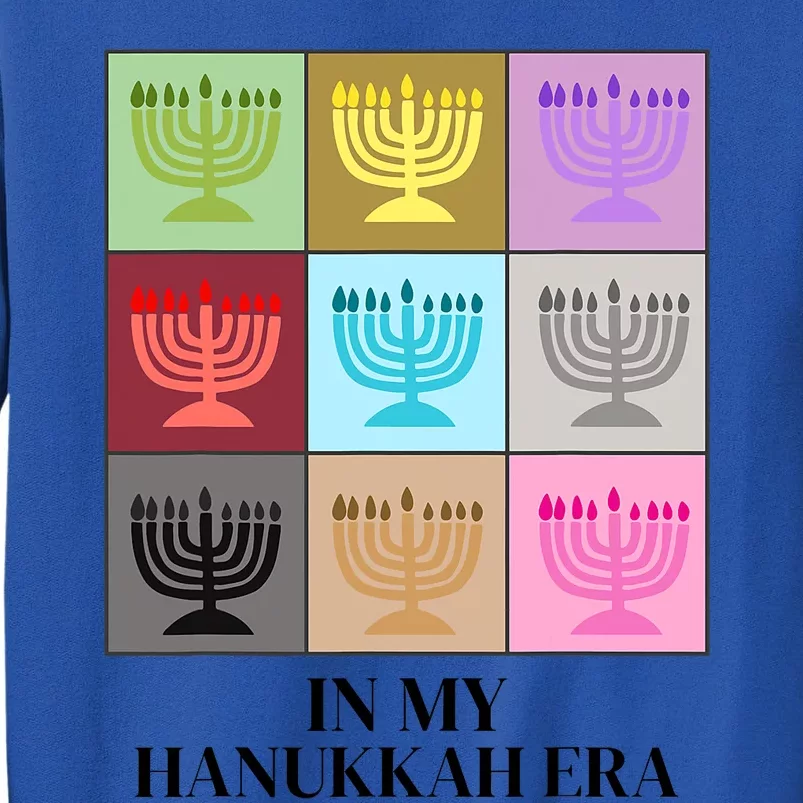 In My Hanukkah Era Ugly Jewish Xmas Funny Christmas Hanukkah Tall Sweatshirt