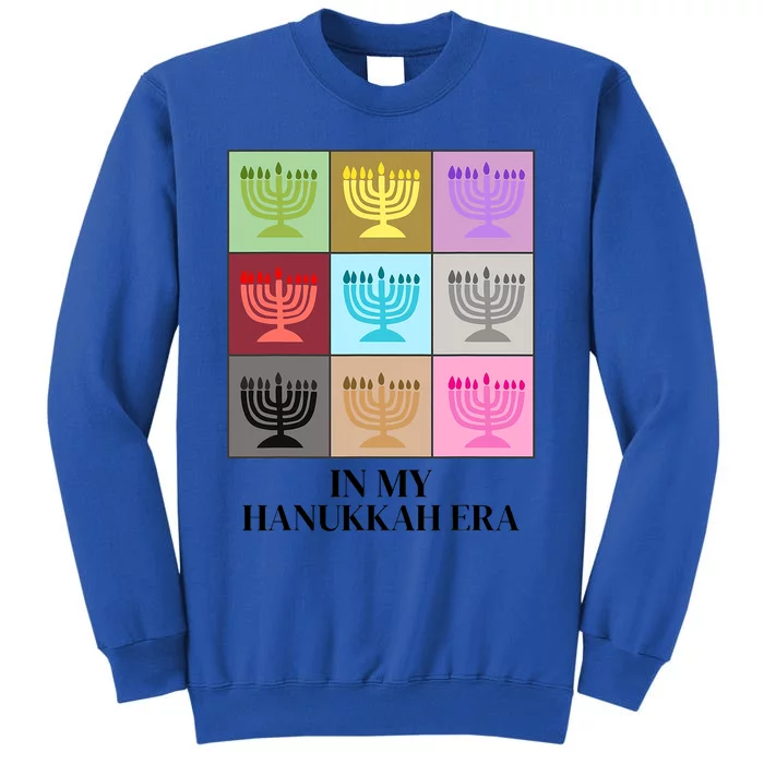 In My Hanukkah Era Ugly Jewish Xmas Funny Christmas Hanukkah Tall Sweatshirt