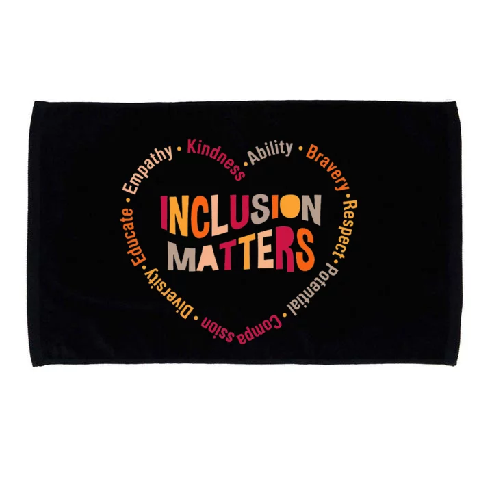 Inclusion Matters Heart Autism Awareness Special Education Microfiber Hand Towel