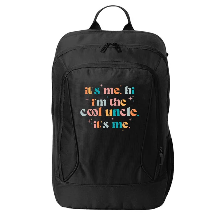 Its Me Hi Im The Cool Uncle Its Me Groovy Family Matching City Backpack