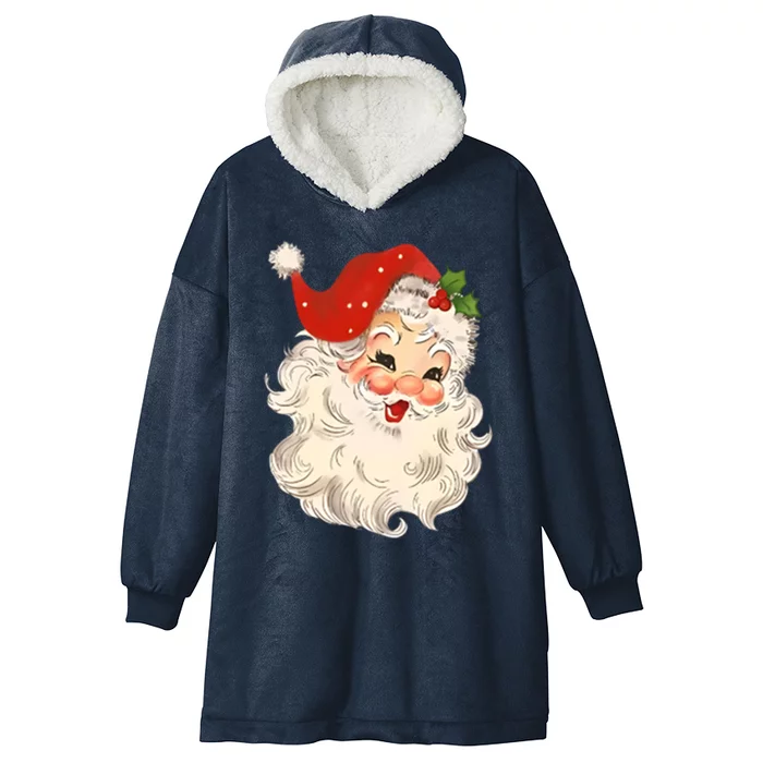 In My Holly Xmas Jolly Mama Era Christmas Mom Two Sides Gift Hooded Wearable Blanket