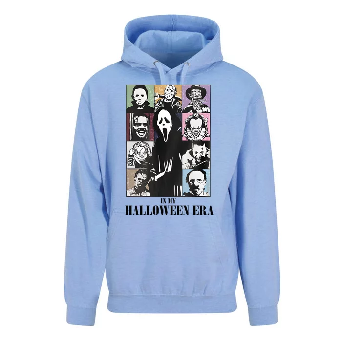 In My Halloween Era Horror Movie Character Unisex Surf Hoodie