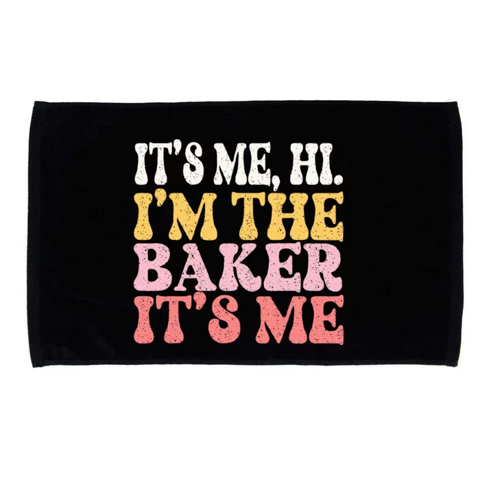 Its Me Hi Im The Baker Cookie Baking Microfiber Hand Towel