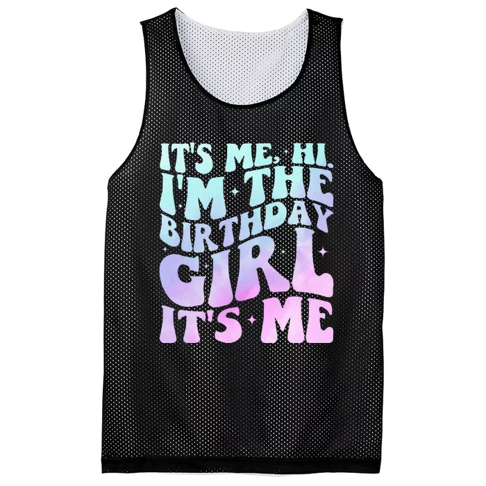 ItS Me Hi IM The Birthday Girl ItS Me Mesh Reversible Basketball Jersey Tank