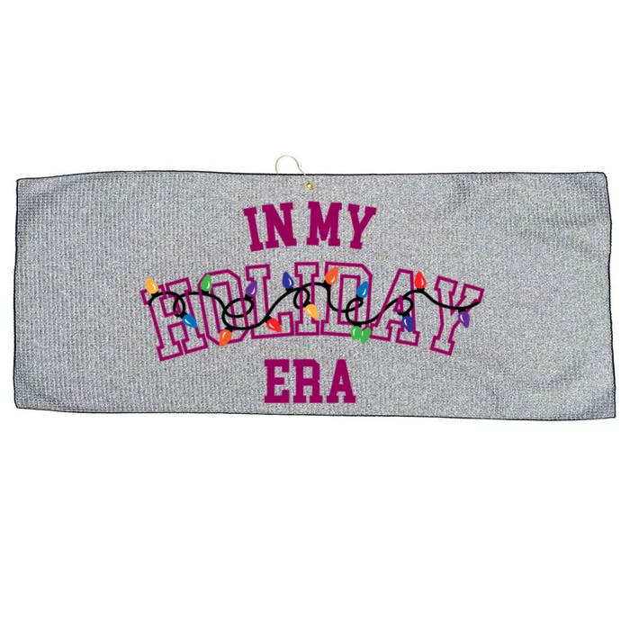 In My Holiday Era In My Ear Christmas Great Gift Cute Gift Large Microfiber Waffle Golf Towel