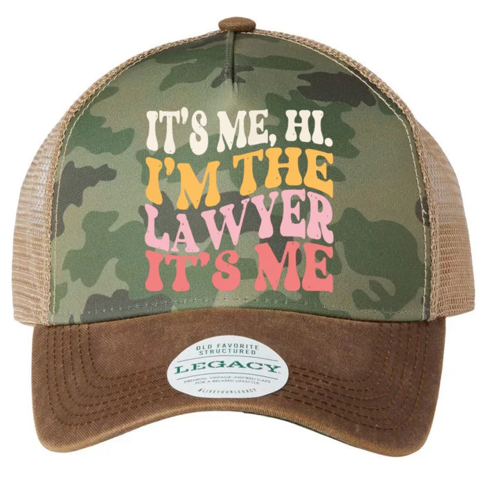 Its Me Hi Im A Lawyer Funny Law Practicer Attorney Women Legacy Tie Dye Trucker Hat