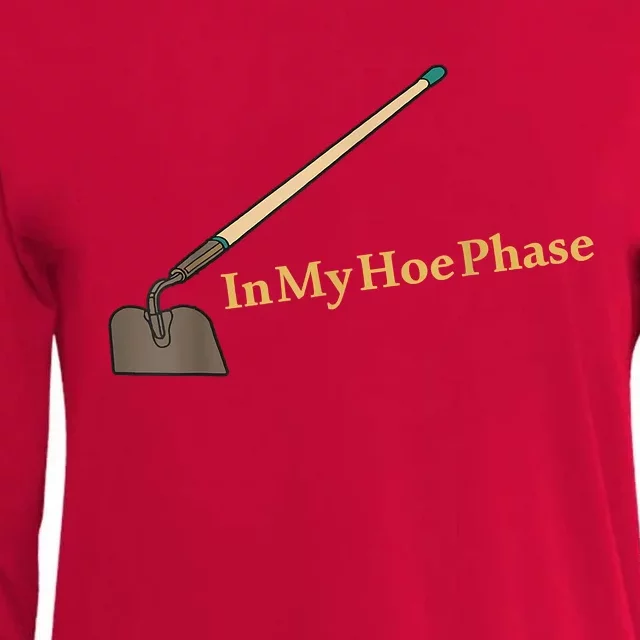 In My Hoe Phase Funny Womens Cotton Relaxed Long Sleeve T-Shirt