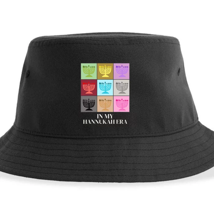 In My Hanukkah Era Ugly Jewish Xmas Funny Christmas Hanukkah Sustainable Bucket Hat