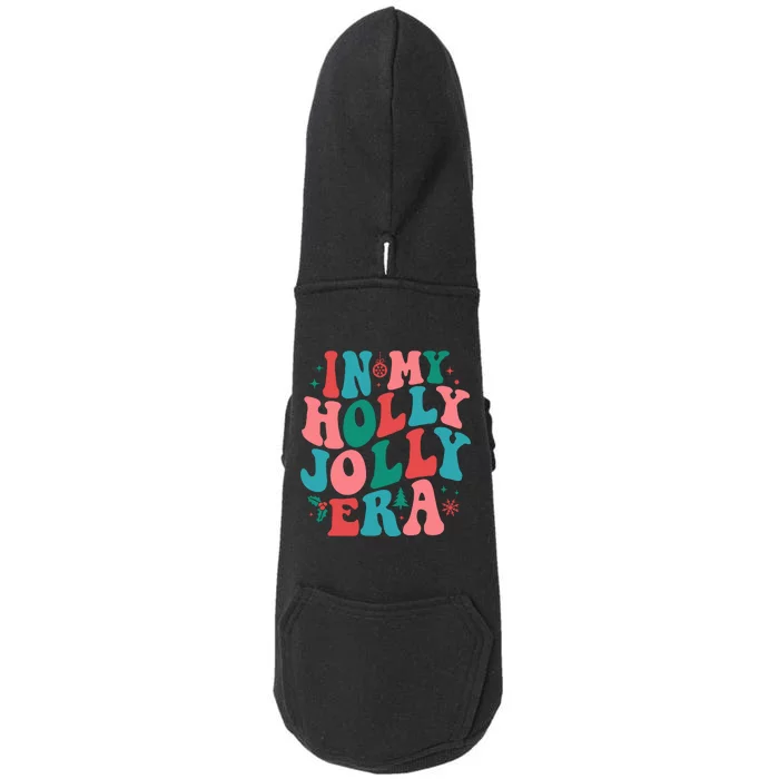 In My Holly Xmas Jolly Para Era Retro Christmas Jolly Para Doggie 3-End Fleece Hoodie