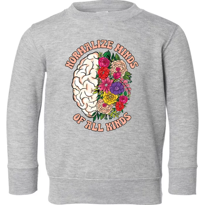 Inclusion Mental Health Celebrate Neurodiversity Toddler Sweatshirt