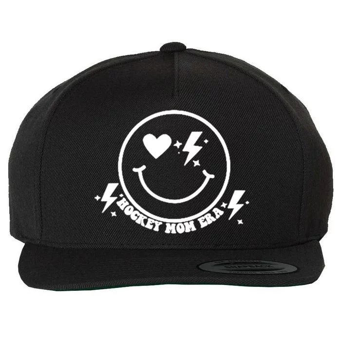 In My Hockey Mom Era Funny Gift Wool Snapback Cap