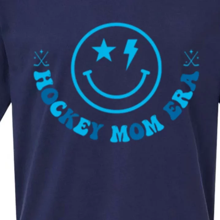 In My Hockey Mom Era Retro Funny (2 Sides) Gift Sueded Cloud Jersey T-Shirt