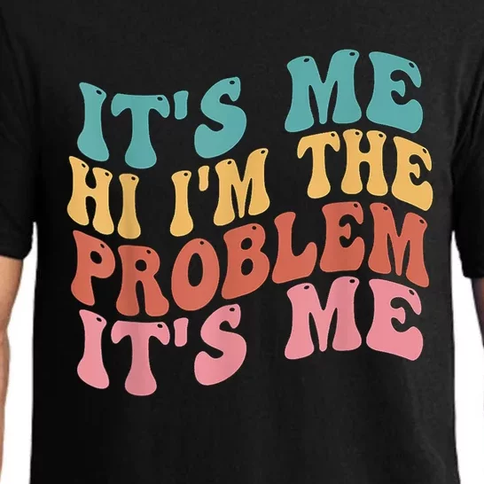 Its Me Hi I'm The Problem Its Me Groovy Retro Pajama Set