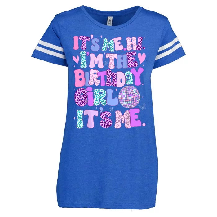 Its Me Hi Im The Birthday Girl Its Me Birthday Gift Enza Ladies Jersey Football T-Shirt