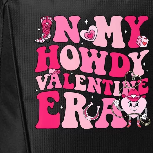 In My Howdy Valentine Era Matching Couple Lover City Backpack