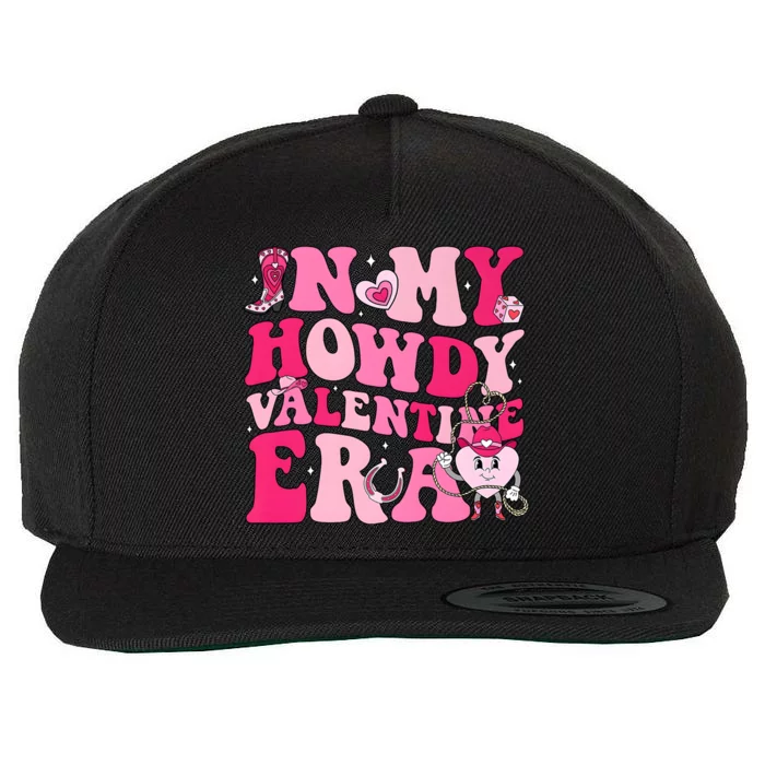 In My Howdy Valentine Era Matching Couple Lover Wool Snapback Cap