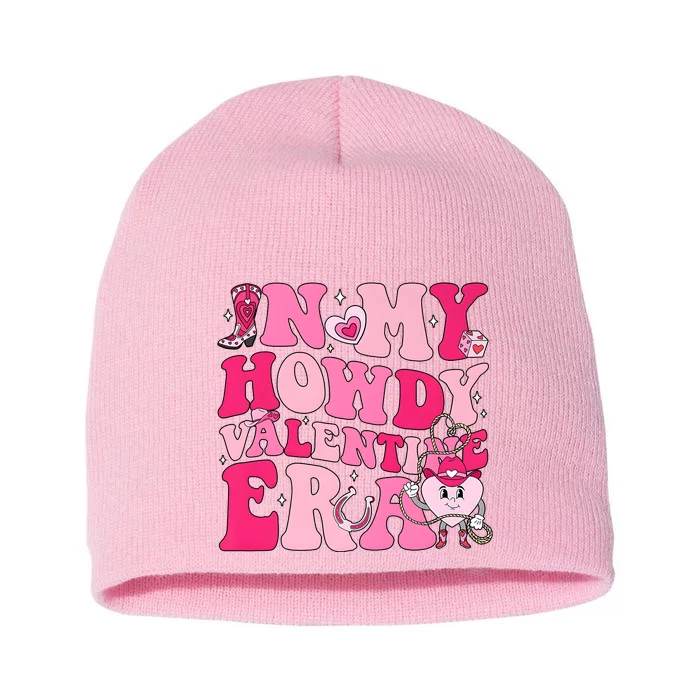 In My Howdy Valentine Era Matching Couple Lover Short Acrylic Beanie