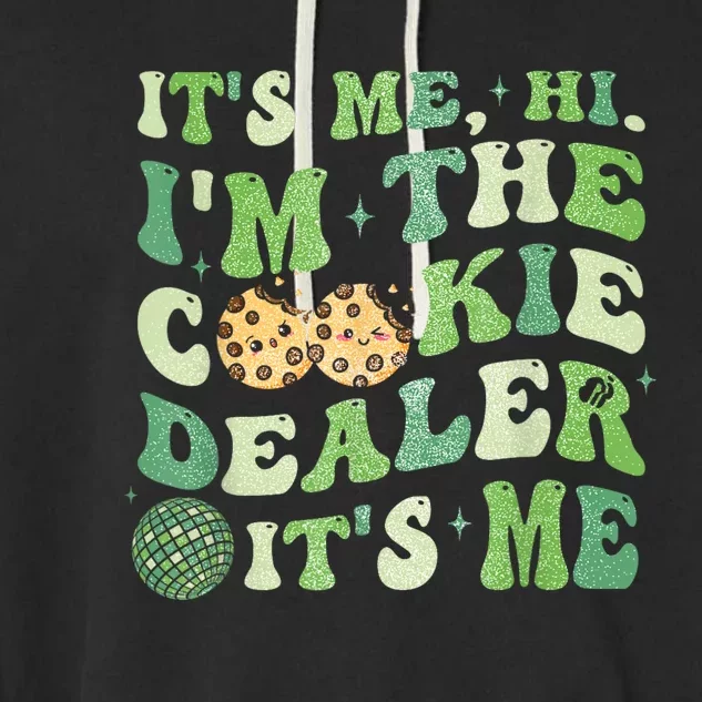 Its Me Hi Im The Cookie Dealer Scout Troop Scouting Garment-Dyed Fleece Hoodie