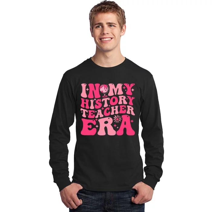 In My History Teacher Era Funny History Teacher Groovy Long Sleeve Shirt