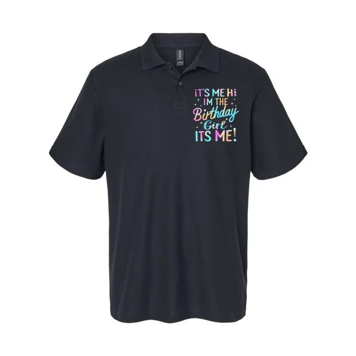 Its Me Hi Im The Birthday Girl Its Me Softstyle Adult Sport Polo