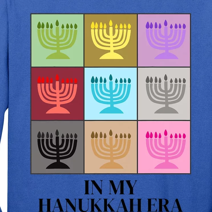 In My Hanukkah Era Ugly Jewish Xmas Funny Christmas Hanukkah Tall Long Sleeve T-Shirt