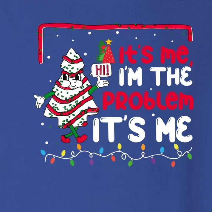 It's Me Hi I'm The Problem It's Me Christmas Tree Cake Gift Toddler Long Sleeve Shirt