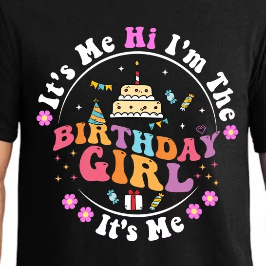 ItS Me Hi IM The Birthday Girl ItS Me Cute Birthday Party Pajama Set