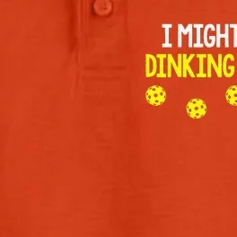 I Might Have A Dinking Problem Funny Pickleball Gift Dry Zone Grid Performance Polo