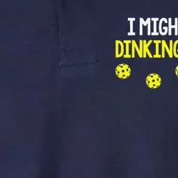 I Might Have A Dinking Problem Funny Pickleball Gift Softstyle Adult Sport Polo