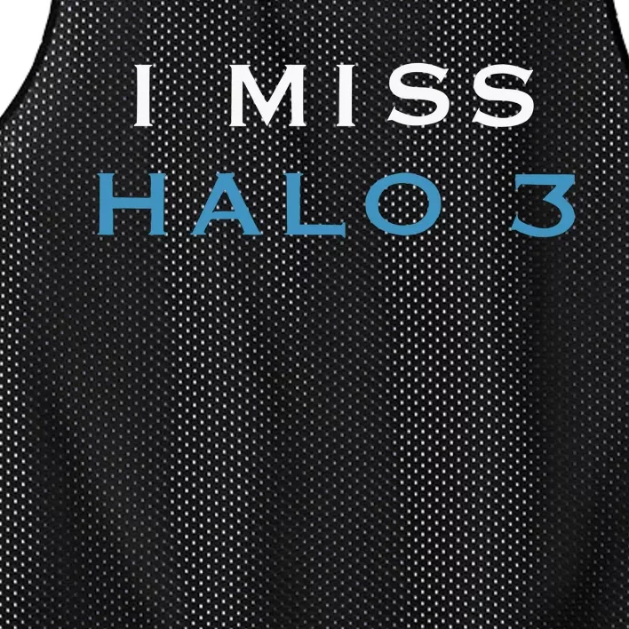 I Miss Halo 3 Mesh Reversible Basketball Jersey Tank