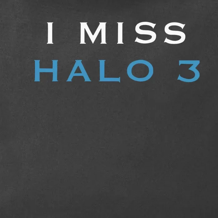 I Miss Halo 3 Zip Tote Bag