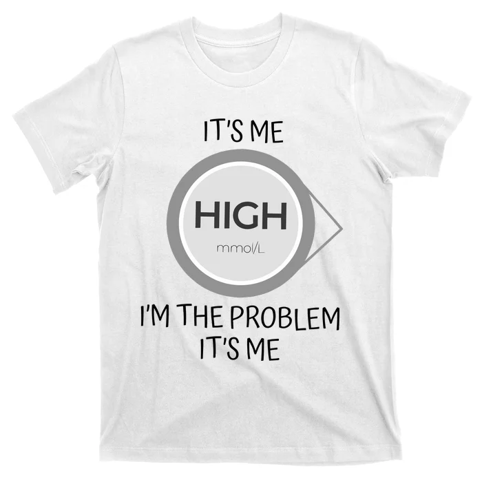 Its Me High Mmol L Im The Problem Its Me Funny Anti Hero T-Shirt