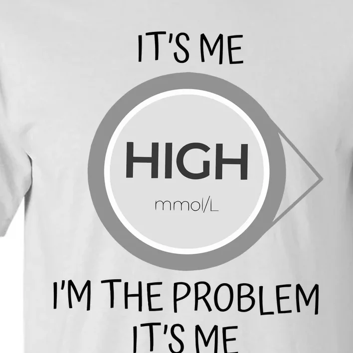 Its Me High Mmol L Im The Problem Its Me Funny Anti Hero Tall T-Shirt