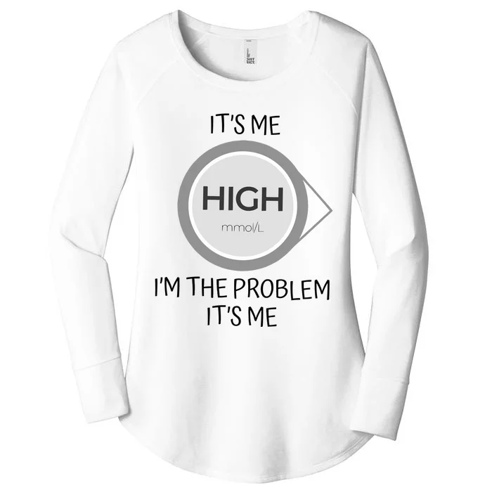 Its Me High Mmol L Im The Problem Its Me Funny Anti Hero Women's Perfect Tri Tunic Long Sleeve Shirt