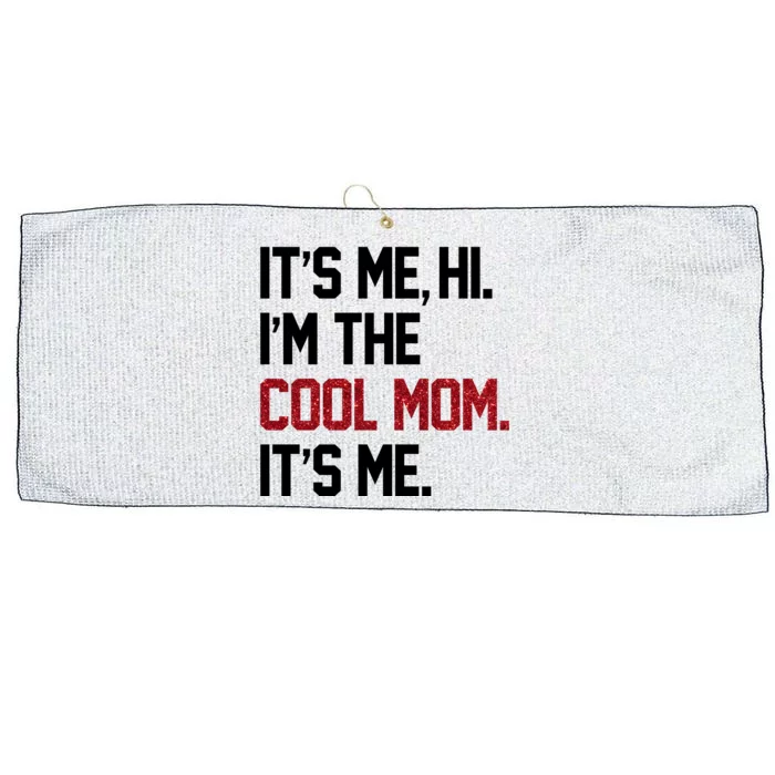 Its Me Hi Im The Cool Mom Its Me Large Microfiber Waffle Golf Towel