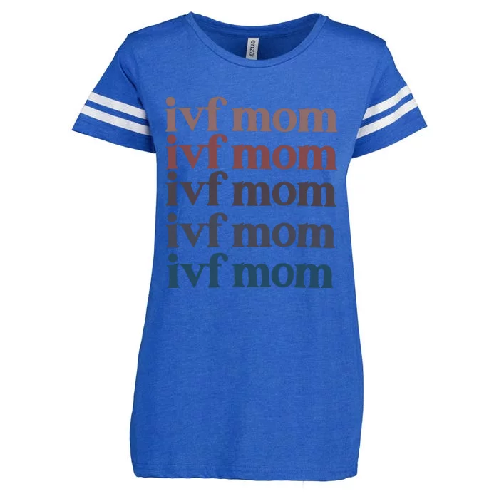 Ivf Mom Infertility Awareness Enza Ladies Jersey Football T-Shirt