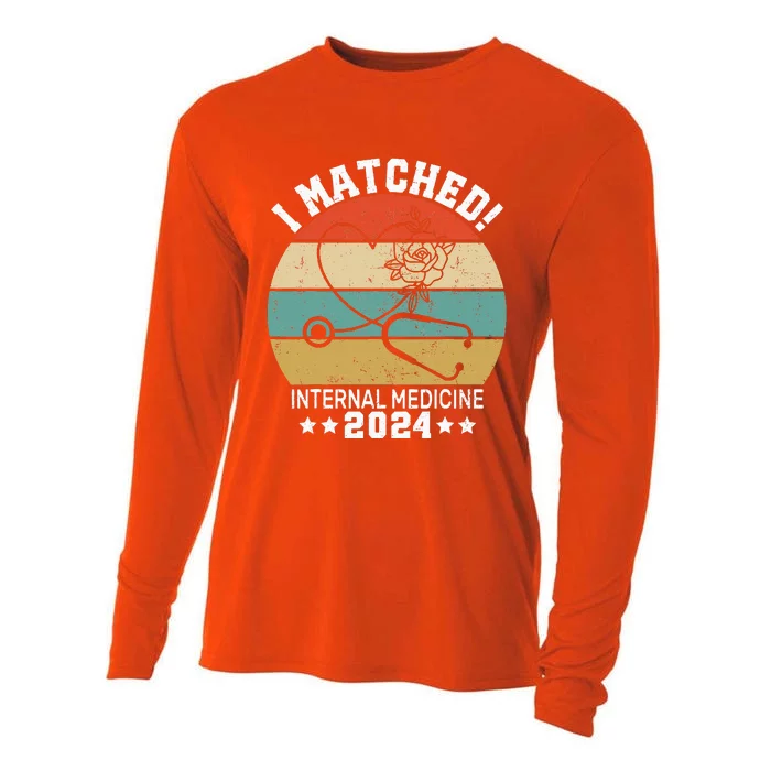 I Matched Internal Medicine 2024 Medical Resident Cooling Performance Long Sleeve Crew