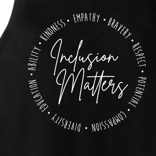 Inclusion Matters Inspirational Ladies Tri-Blend Wicking Tank