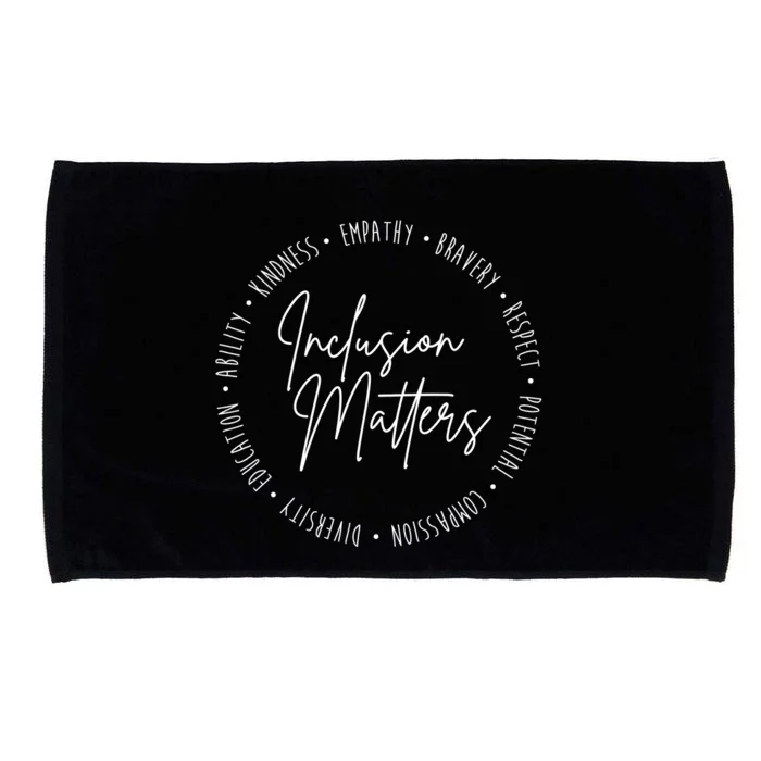 Inclusion Matters Inspirational Microfiber Hand Towel