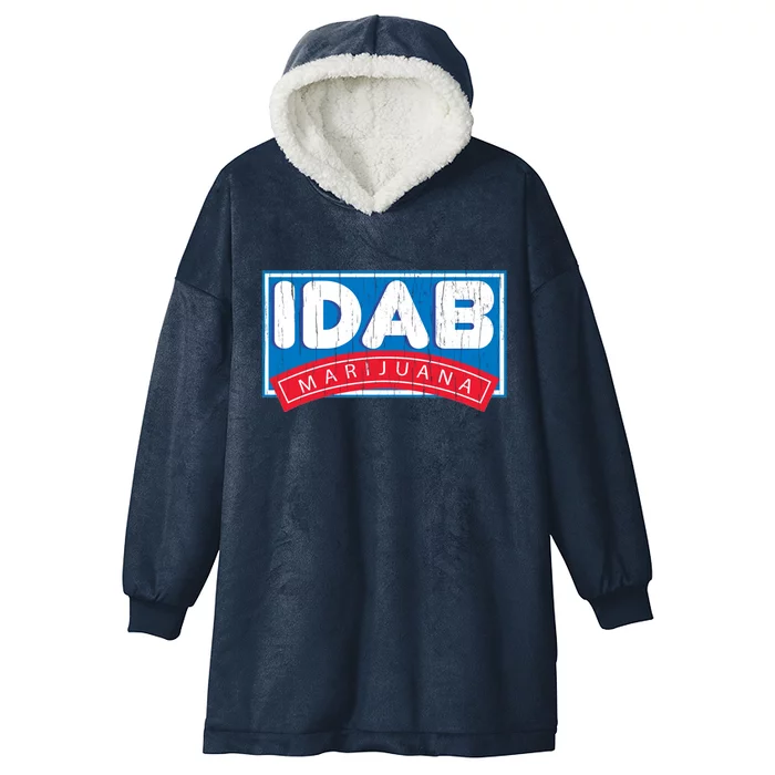 IDab Marijuana Hooded Wearable Blanket