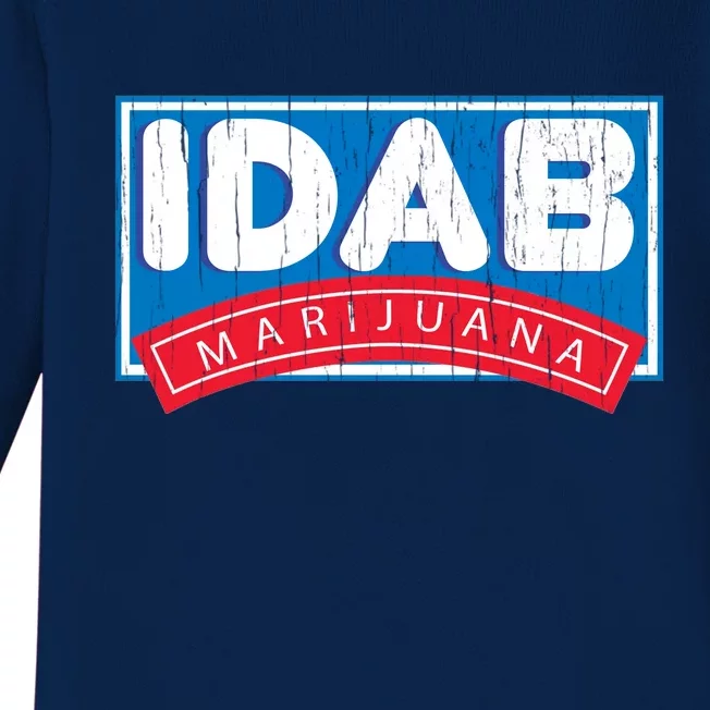 IDab Marijuana Baby Long Sleeve Bodysuit