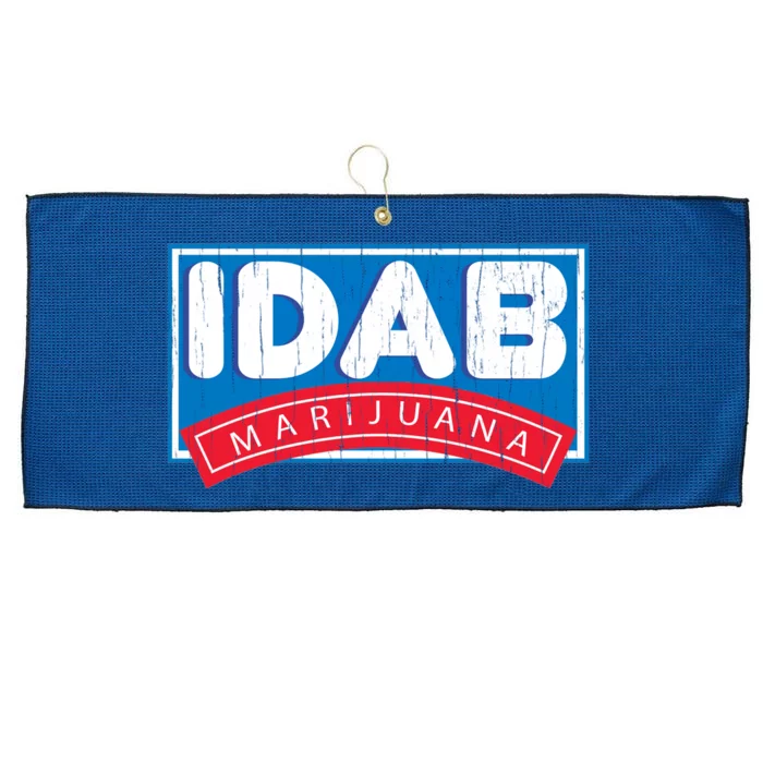 IDab Marijuana Large Microfiber Waffle Golf Towel