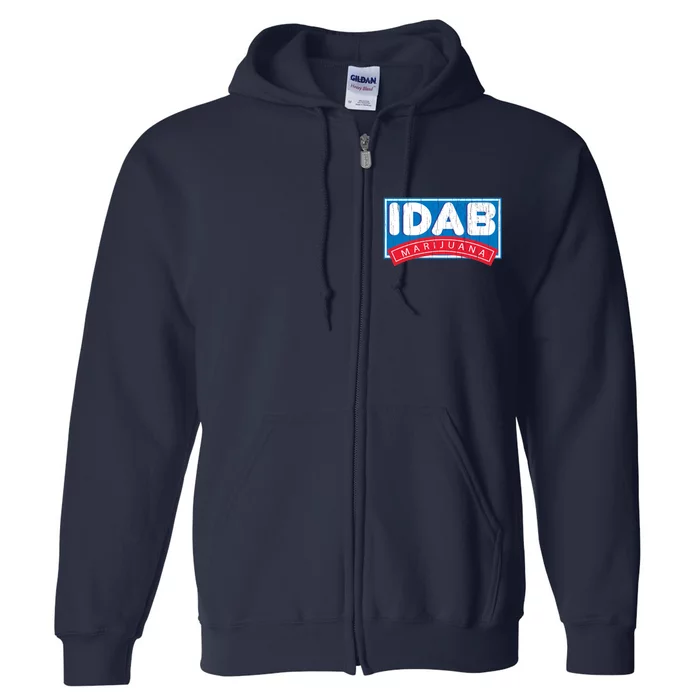 IDab Marijuana Full Zip Hoodie